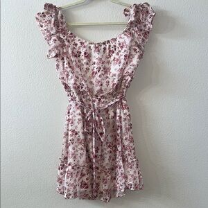 Trixxi Pink Floral Mini Dress